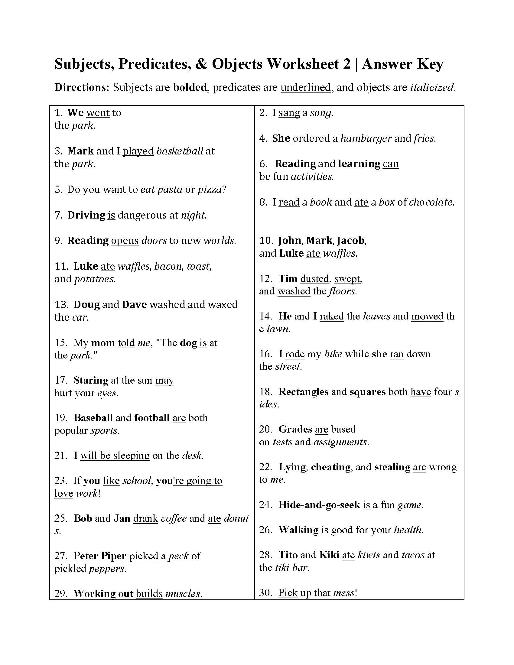 Adjective In A Sentence Worksheet Adjectiveworksheets Net