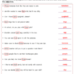 10 Adjectives Worksheets For Grade 4 Coo Worksheets