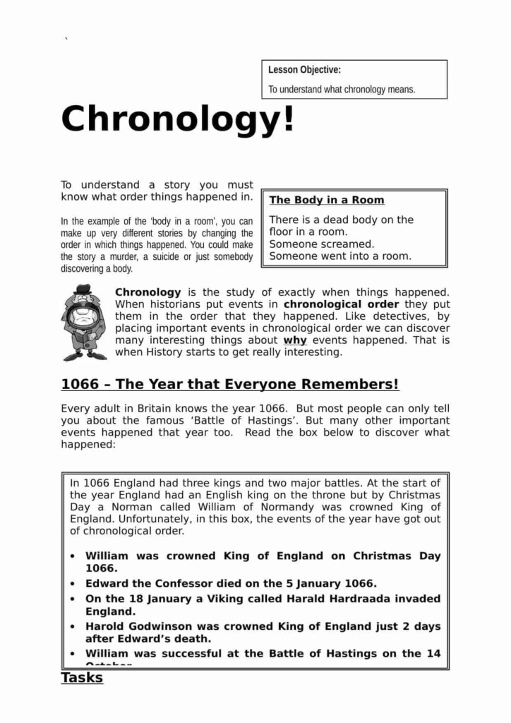 20 Chronological Order Worksheets Worksheet From Home