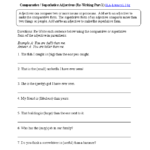 3rd Grade Common Core Language Worksheets Superlative Adjectives