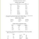 3rd Grade Comparative Adjectives Worksheet Worksheet Resume Examples