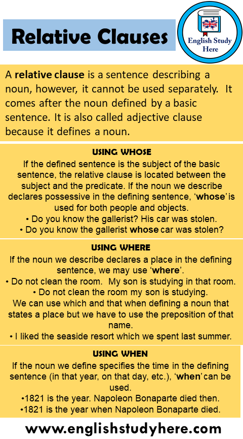 7 Example Sentences With Relative Clauses Whose When Where English 