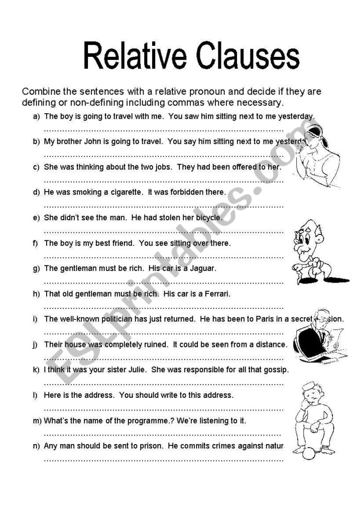 9 Relative Clause Examples PDF Examples