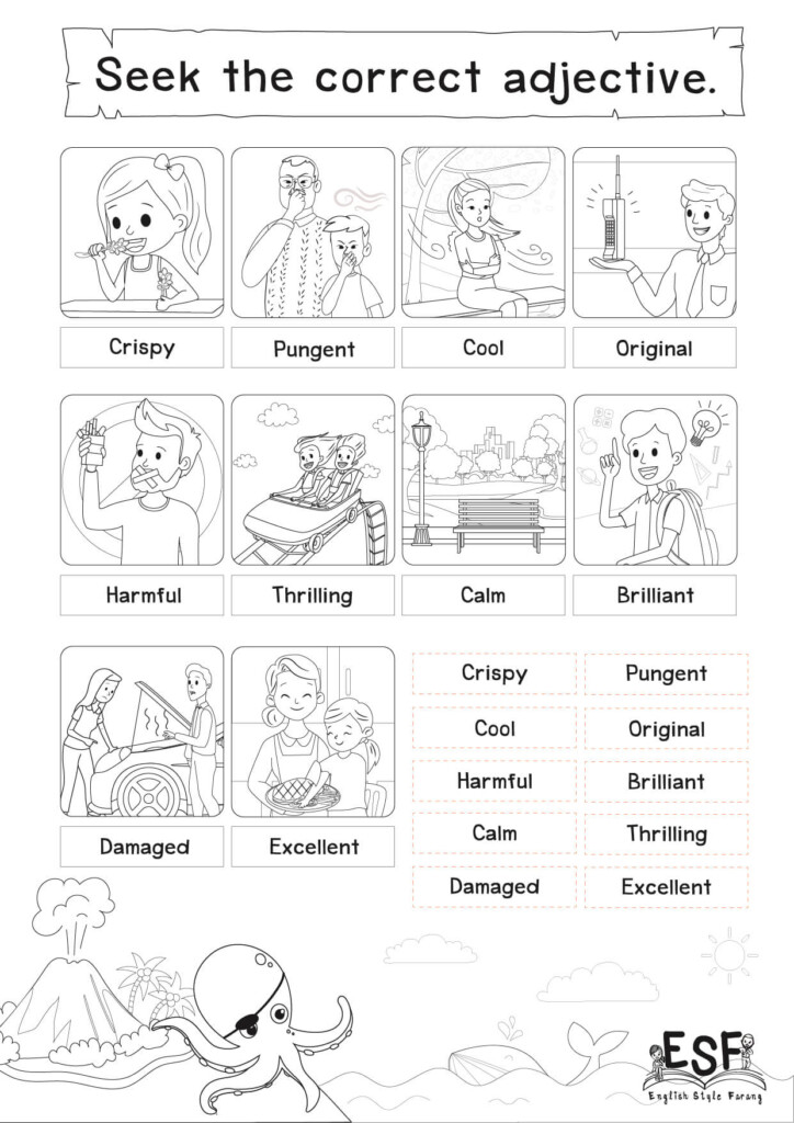 Adjective Clause Worksheets Printables 