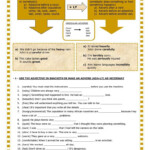 Adjective And Adverb Phrases Worksheets