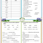 Adjectives Adverbs Worksheet