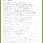 Adjectives And Adverbs With Magical Horses Worksheet Answers