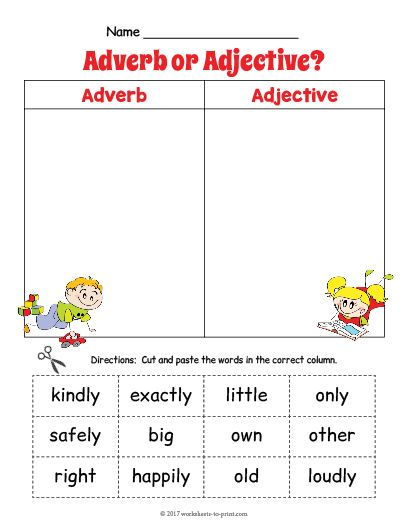 Adjectives And Adverbs Worksheet For Grade 2 Thekidsworksheet