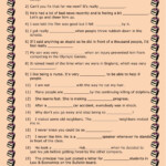 Adjectives Ing Or Ed Worksheet