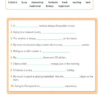 Adjectives Online Exercise For Grade 7