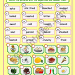 Adjectives To Describe Food 3 3 Matching Adjectives Describing