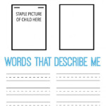 Adjectives To Describe Yourself Worksheets 99Worksheets