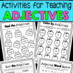 Adjectives Unit 1st 2nd Grade Sen First Grade Worksheets Teaching