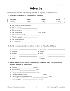 Adjectives Adverbs Worksheet Pdf - Adjectiveworksheets.net