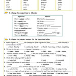 ADVERBS Adjective Worksheet Adverbs Teaching Adjectives