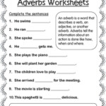 Adverbs Interactive Worksheet For 4 TO 6