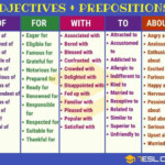 Are You Afraid Of Adjective And Preposition Combinations ESLBuzz