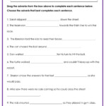 Best Adverb Worksheets Pdf Grade 8 The Bike Year