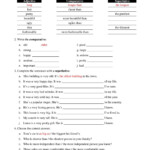 Calam o Comparatives And Superlatives