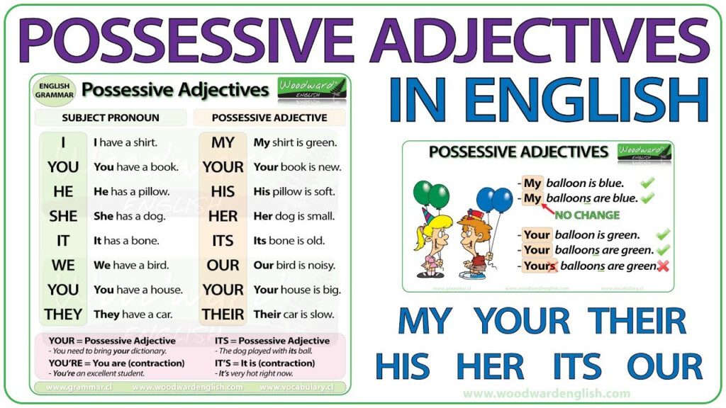 Category Possessive Adjectives Love2Learn