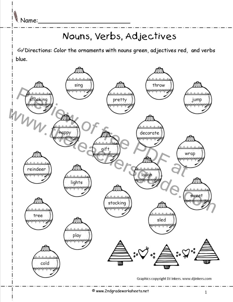 Christmas Printouts From The Teacher s Guide