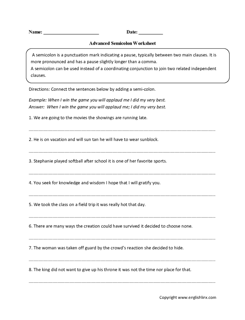 Comma Worksheets Pdf Universal Worksheet