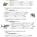 Comparative Adjectives Worksheet Answers Worksheet Now