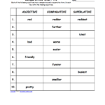Comparative And Superlative Adjectives EnchantedLearning