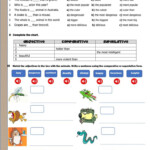 Comparative And Superlative Interactive Worksheet English As A