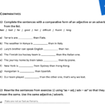 Comparatives Adjectives Adverbs As As Structure