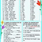 Compound Adjectives Adjectives Compound Words Worksheets Compound Words