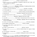 ED And ING Adjectives Interactive Worksheet