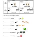 Ejercicio Interactivo De Demonstrative Adjectives