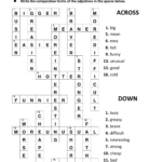 English Grammar Crossword Comparative Adjectives Http www