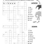 English Grammar Crossword Comparative Adjectives Http www