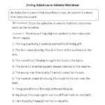 Englishlinx Adjectives Worksheets Adjective Worksheet Adverbs