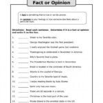 Fact And Opinion Worksheet Worksheets 99Worksheets
