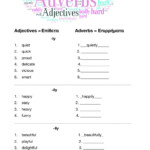 Form Adverbs Worksheet