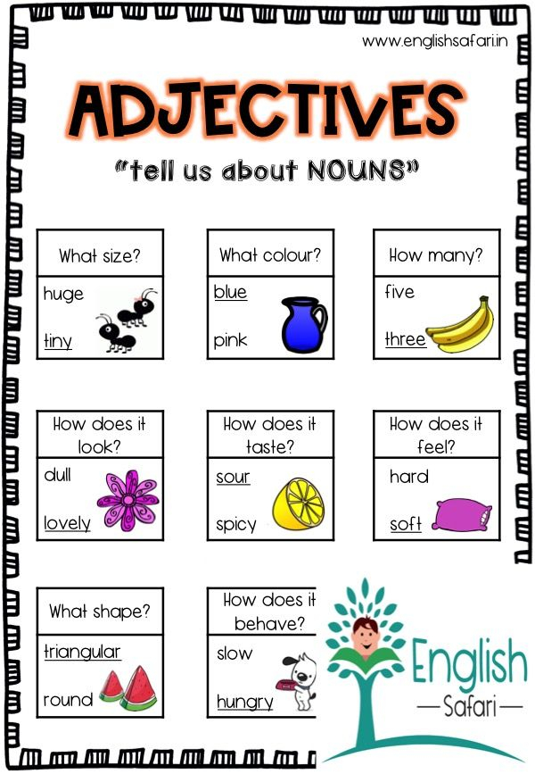 FREE Adjectives Worksheets 1st Grade Www worksheetsenglish 