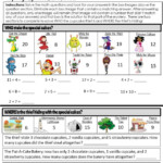 Free Mini Math Mystery For 1st Grade Addition Worksheet Game