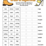 Free Printable Order Of Adjectives Worksheet Adjective Worksheet