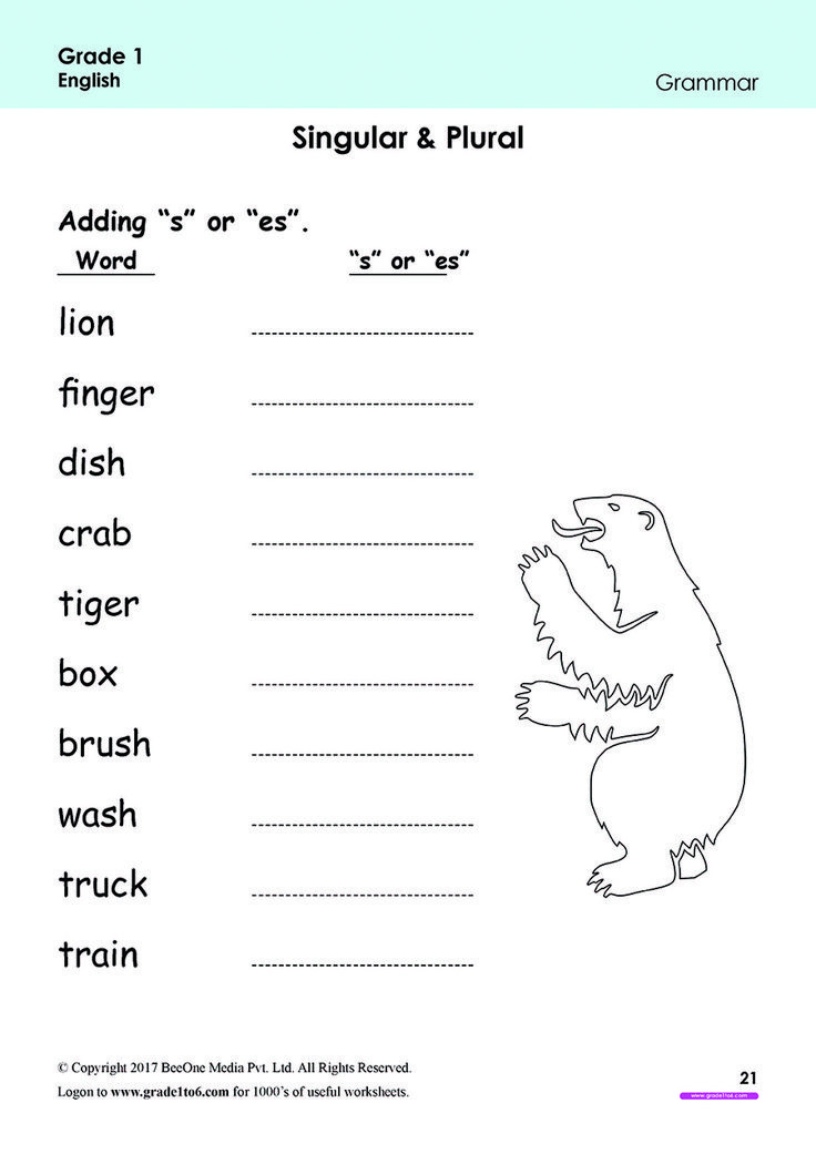 Free Printable Worksheets For Pre school Kindergarten Grade 1 