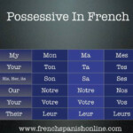 French Possessive Adjectives YouTube
