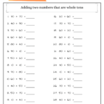 Grade 2 Math Worksheets Addition Whole Tenths Part 3 Education PH