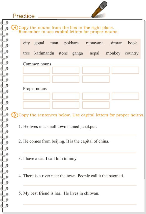 Grade 3 Grammar Lesson 1 Nouns Common And Proper Common And Proper 