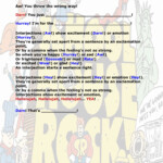 Interjections Schoolhouse Rock Worksheet