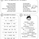 Introducing Yourself Interactive And Downloadable Worksheet Check Your