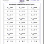 Inverse Operations Worksheets 6th Grade Worksheets Master