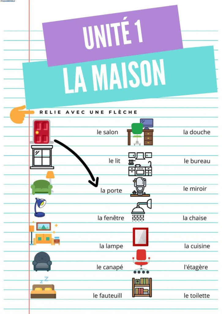 La Maison Fran ais Langue trang re FLE Worksheet You Can Do The 