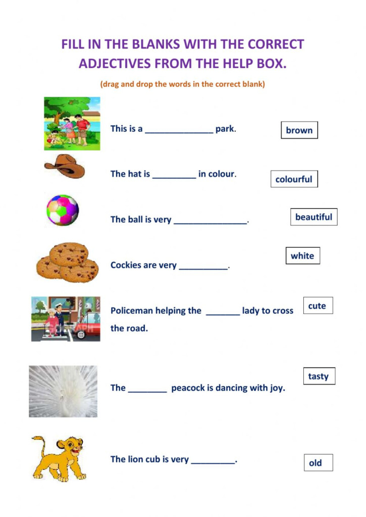 Live Worksheet Adjectives Teachcreativa